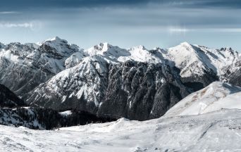 El valle de Gschniztal desde la altura